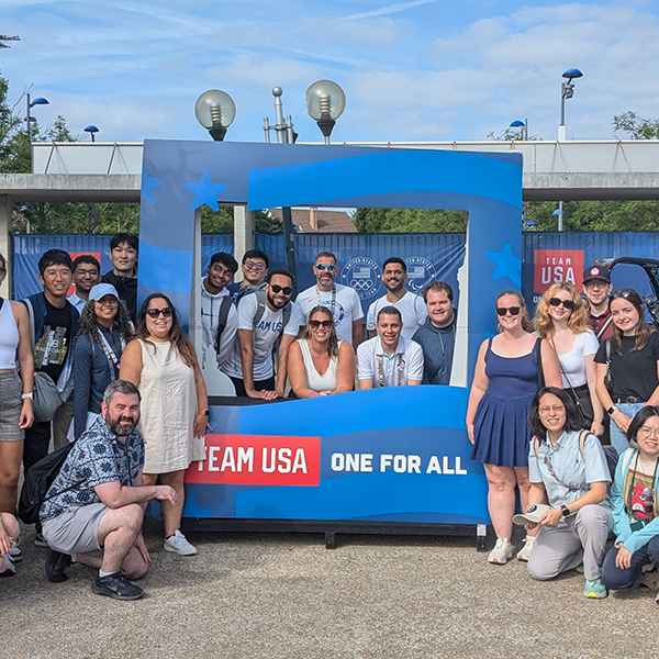 GW Business Students at the paris olympics